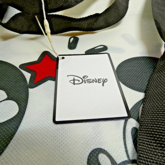 Disney Mickey Mouse XLarge Tote Bag Reusable Shopping Grocery 21x17x6 NWT - Picture 4 of 6